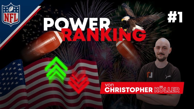 NFL: Das Power Ranking vor dem Saisonstart