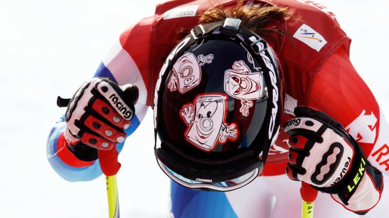 Die legendärsten Skihelme der Weltcupstars