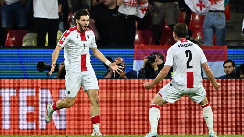 Kiteishvili feiert mit Georgien klaren Sieg über Tschechien