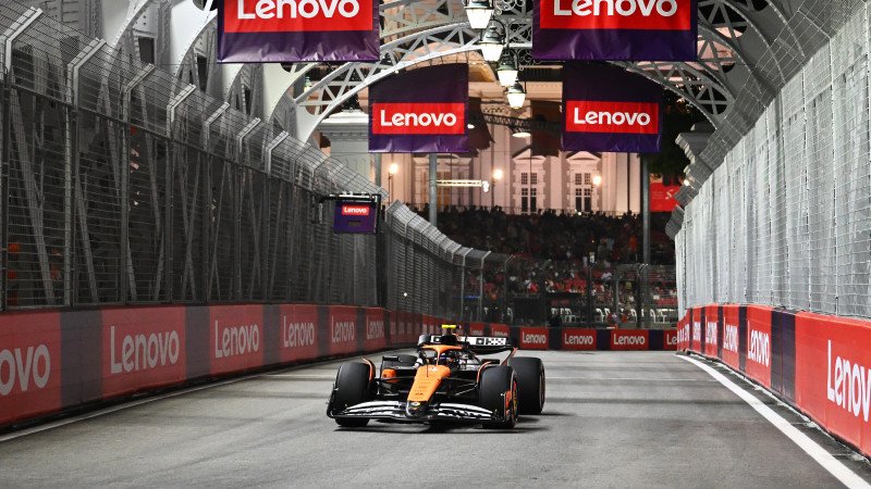 Norris im zweiten Singapur-Training vor <a href='/de/daten/news/ferrari/' class='tag'>Ferrari</a>-Duo voran