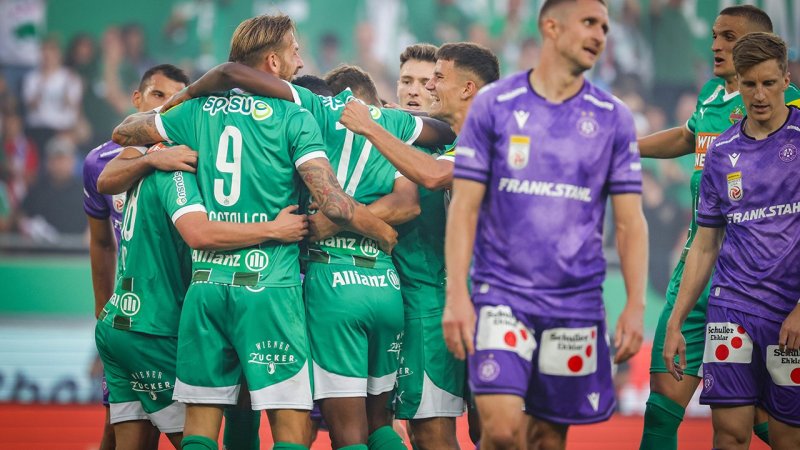 Tabellenführer! Rapid gewinnt 343. Wiener Derby