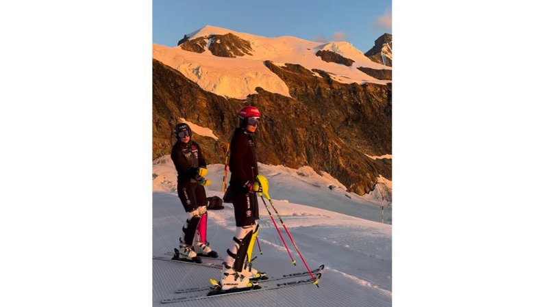 Zwischen Training und Social Media: Ski-Stars in den Anden