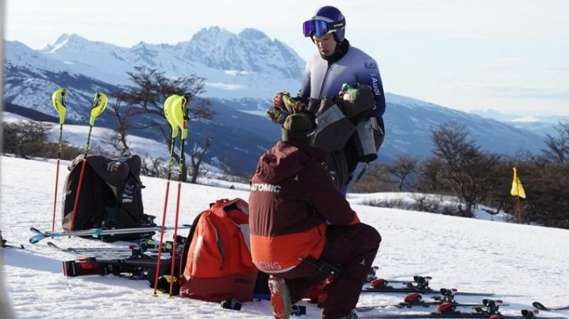 Zwischen Training und Social Media: Ski-Stars in den Anden