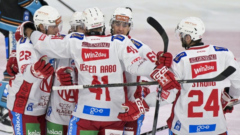 Doppelpacker From: KAC siegt souverän in Linz