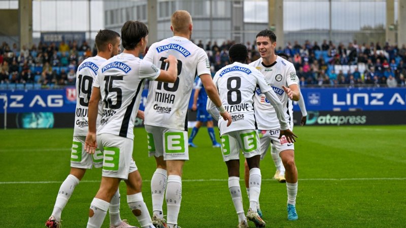 Tabellenführer! Sturm Graz bezwingt Blau-Weiß Linz knapp