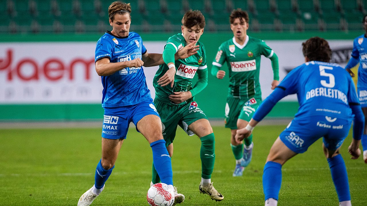 Heimserie von Rapid II hält auch gegen Amstetten