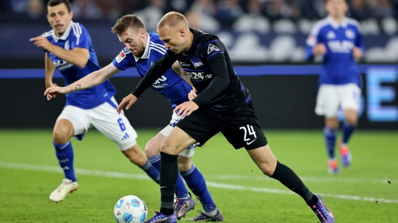 Hertha BSC erkämpft auf Schalke Punkt dank Elfmeter-Tor