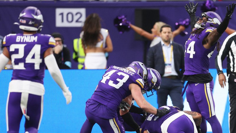 <a href='/de/daten/news/american-football/nfl/' class='tag'>NFL</a>: Minnesota Vikings prolongieren in London den Siegeslauf