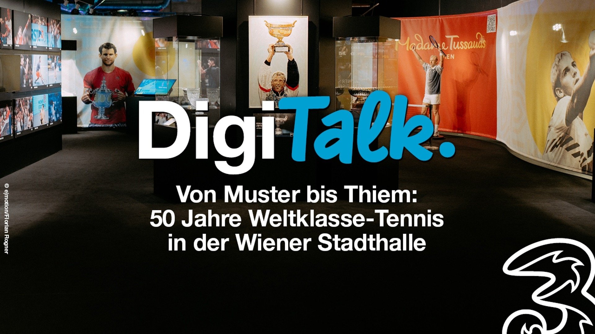 Drei DigiTalk - 50 Jahre Weltklasse-Tennis in der Stadthalle