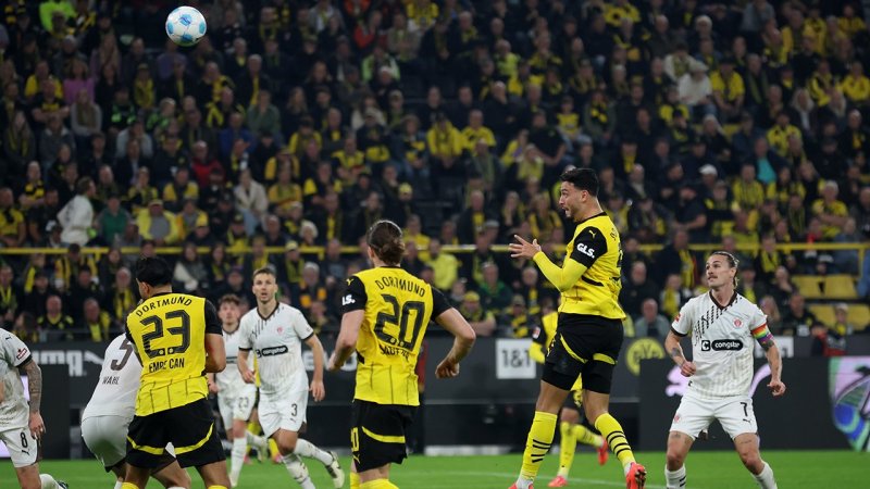 Mit Sabitzer im Zentrum: BVB gewinnt daheim gegen St. Pauli