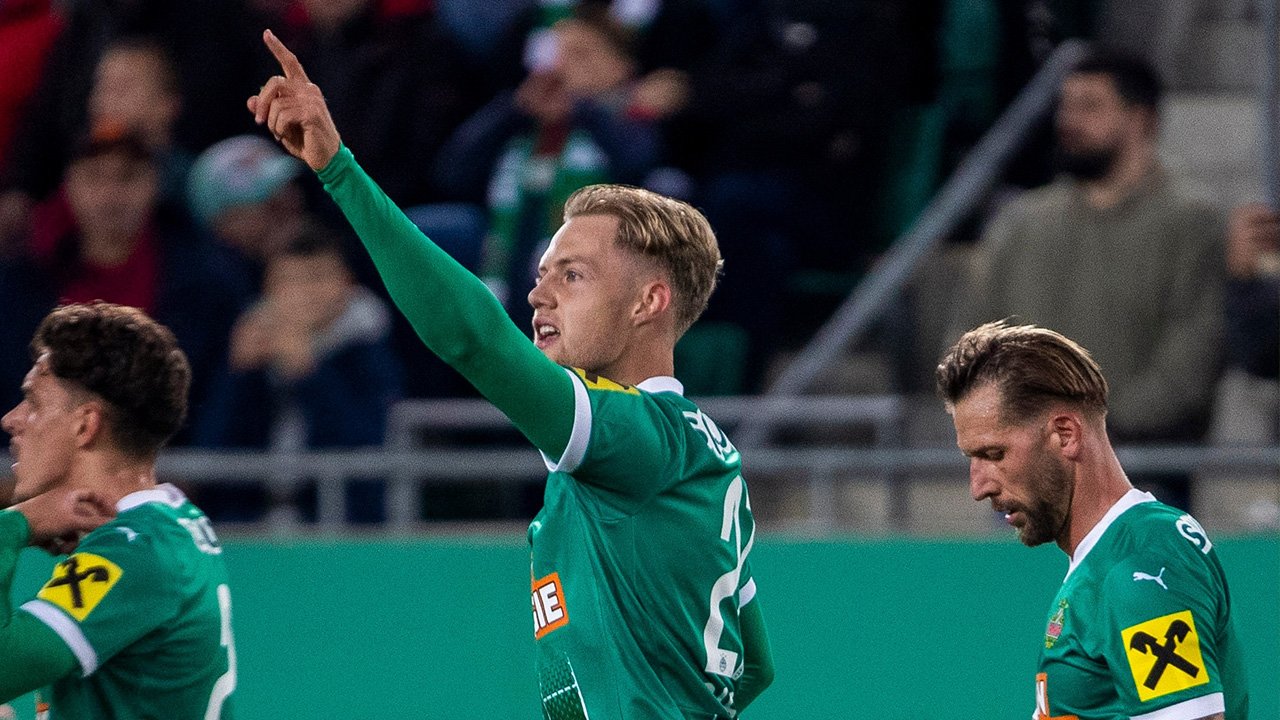 Spätes Premierentor sichert Rapid Sieg gegen Hartberg