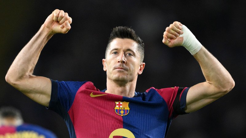 Lewandowski führt Barcelona zu Kantersieg über Sevilla