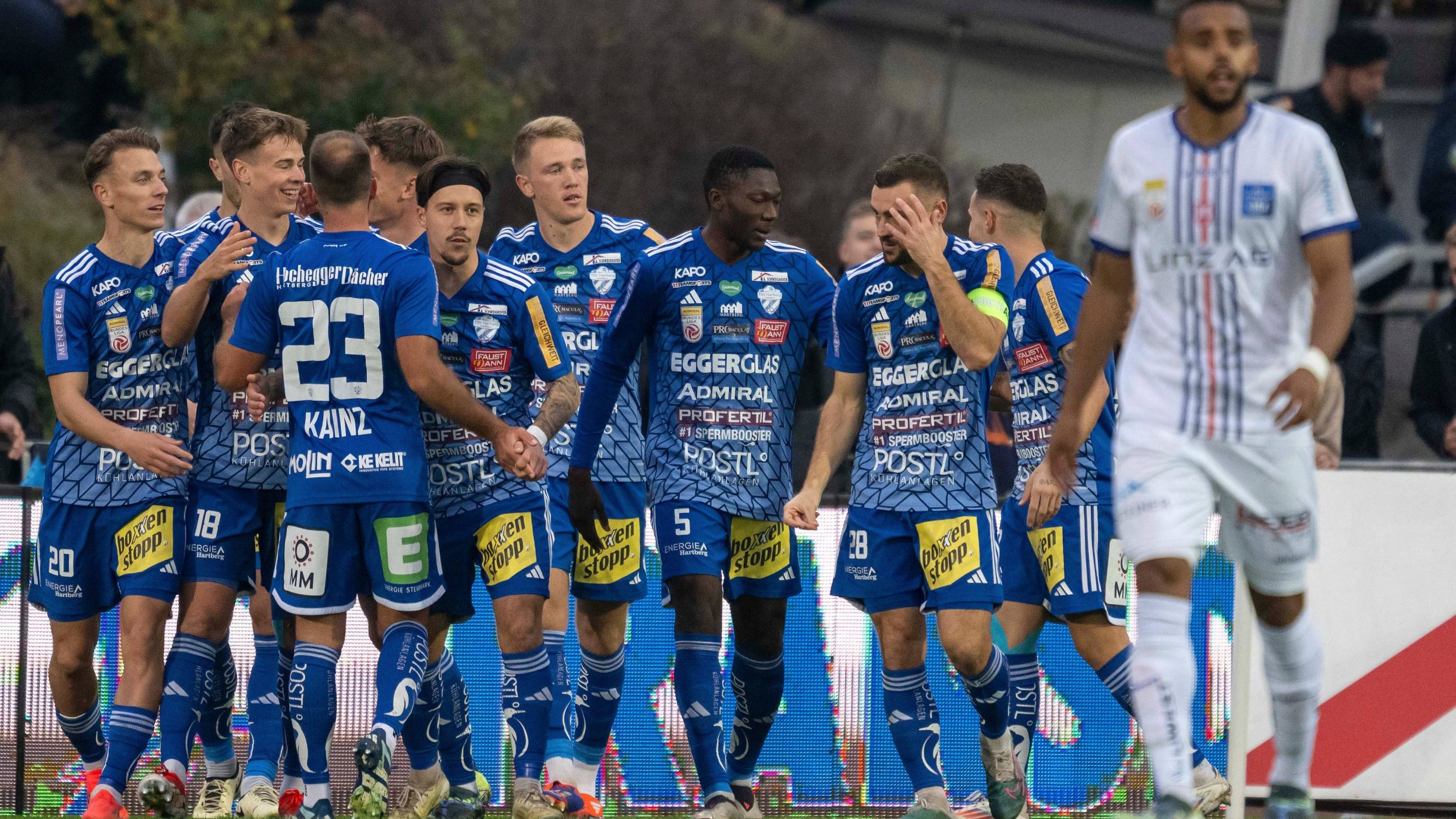 Hartberg besiegt Blau-Weiß und zieht an den Linzern vorbei