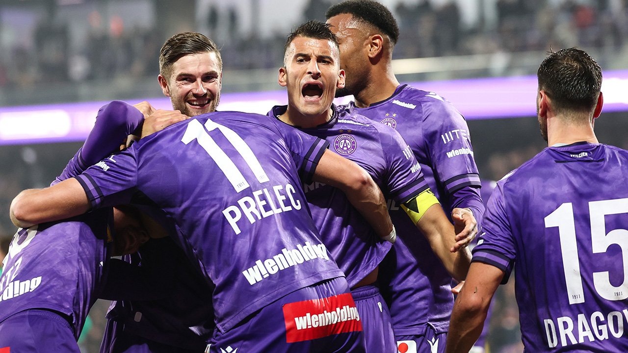 Dritter Sieg in Folge! Austria schlägt auch die <a href='/de/daten/news/fussball/wsg-tirol/' class='tag'>WSG Tirol</a>