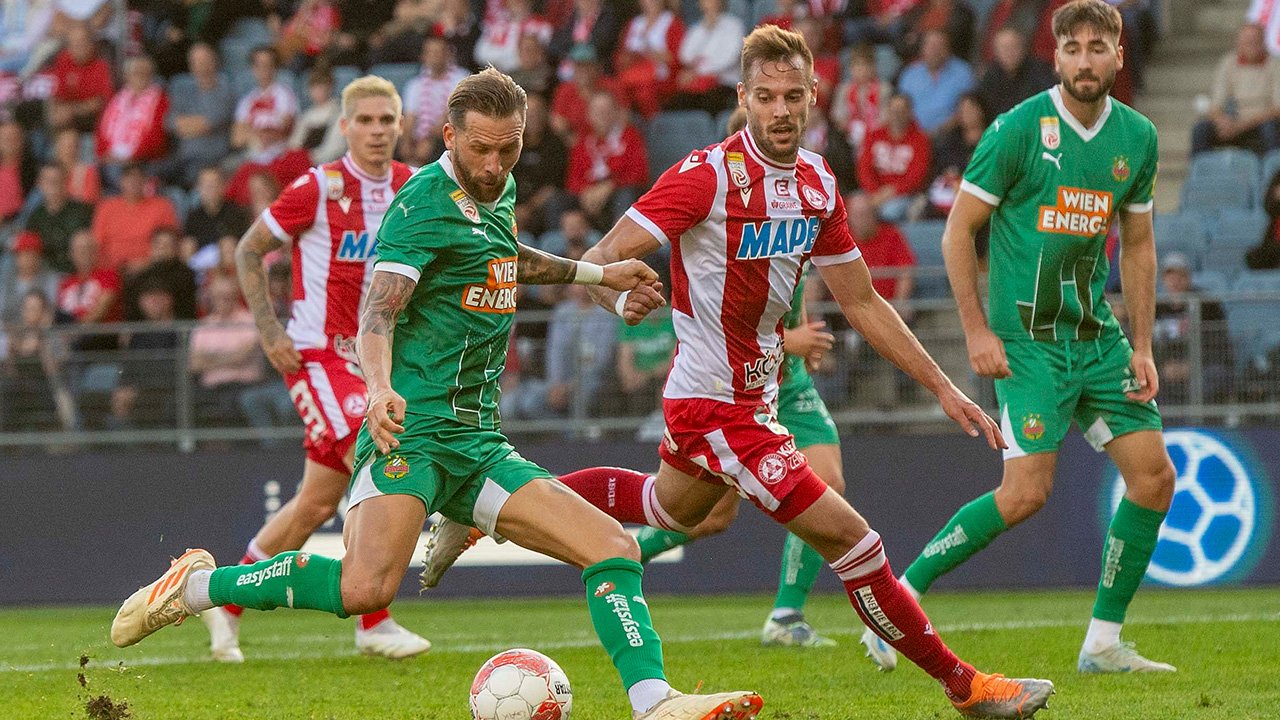 Rettung in der Nachspielzeit für Rapid