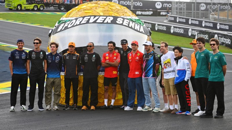 Umweltaktivist Vettel baute Senna-Helm aus Müll