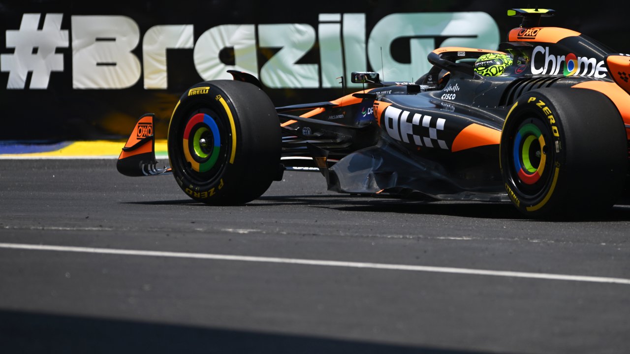 Norris gewinnt 1. Freies Training in Brasilien