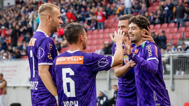 Revanche geglückt! Klagenfurt feiert Derbysieg gegen den WAC