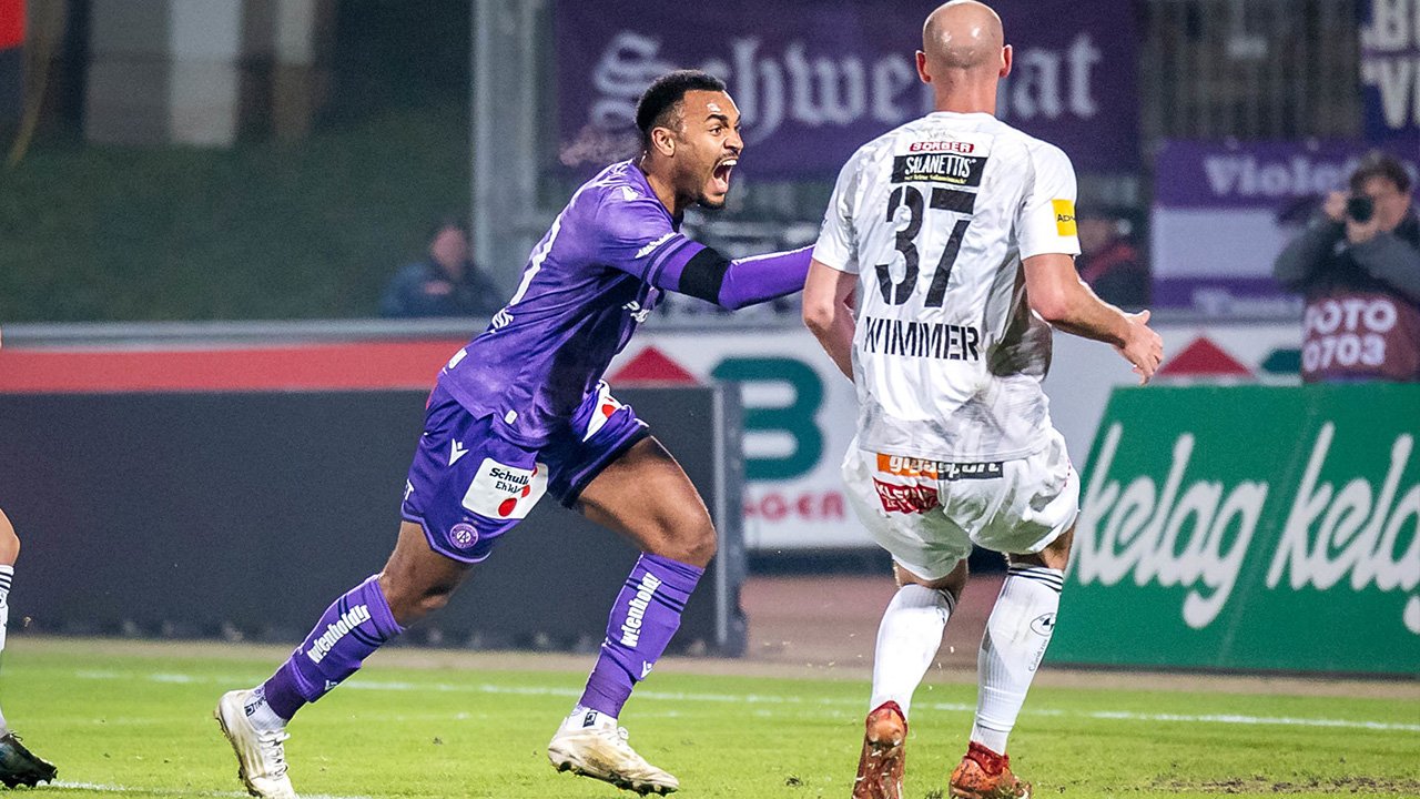 Austria-Siegesserie hält gegen den WAC mit Glück