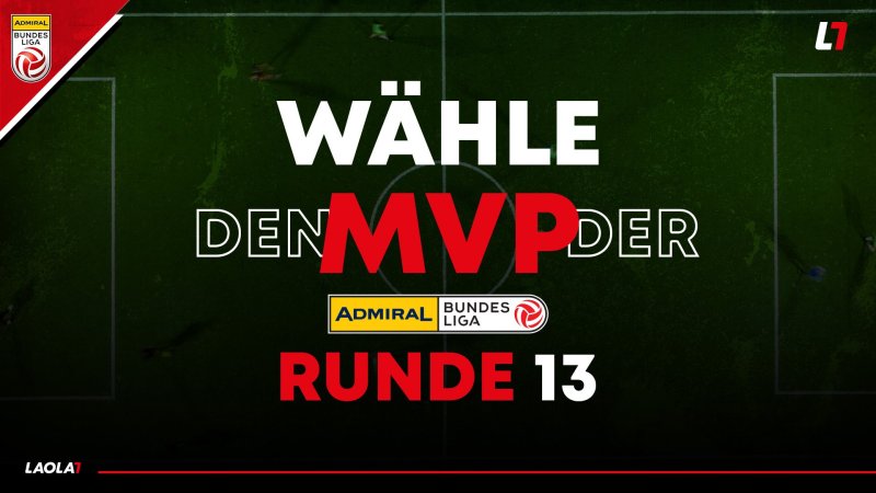 Wähle den MVP der 13. Runde der Bundesliga