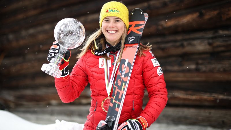 Katharina Liensberger: Die Zahlen der Doppel-Weltmeisterin