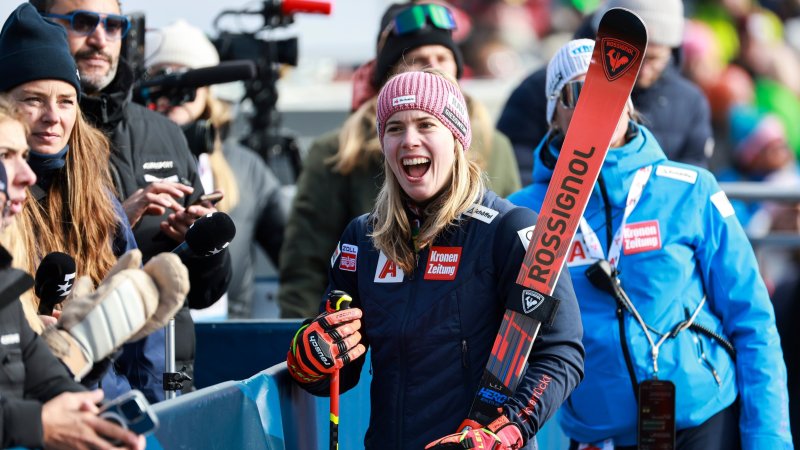 Katharina Liensberger: Die Zahlen der Doppel-Weltmeisterin