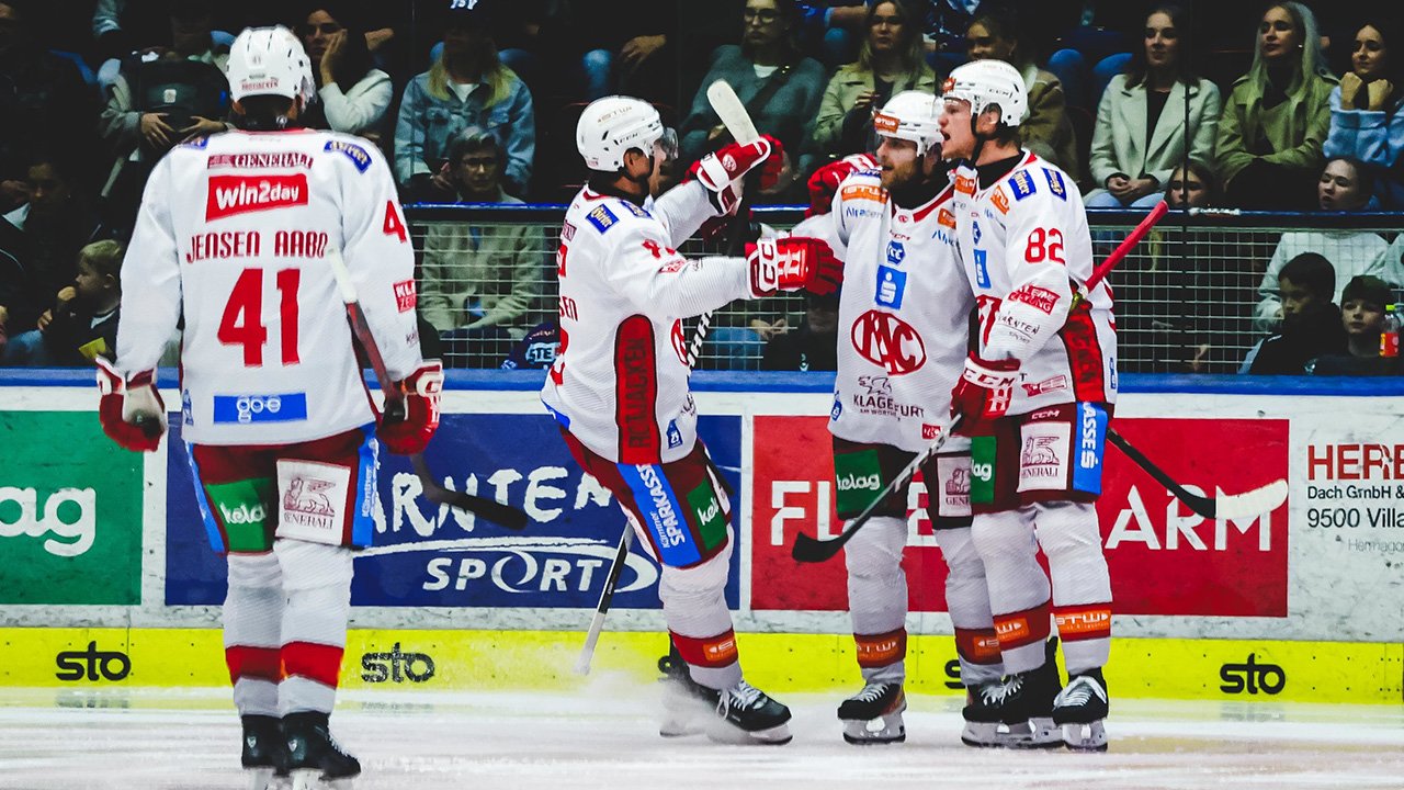 <a href='/de/daten/news/eishockey/kac/' class='tag'>KAC</a> dreht Kärntner Derby nach 0:2 und fixiert die Playoffs