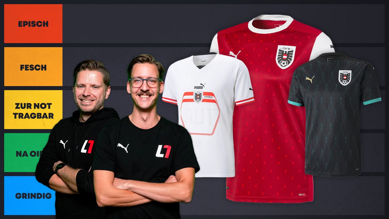 Ranking: Welche ÖFB-Wäsch' ist die schönste?