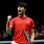 Davis Cup: Alcaraz gleicht mit Arbeitssieg für Spanien aus