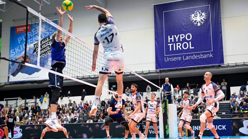 Volleyball: Hypo Tirol bleibt in Champions League sieglos