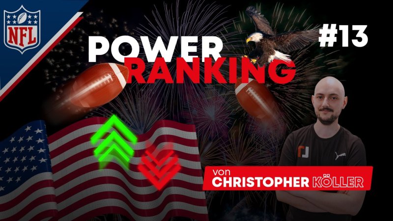 NFL: Das Power Ranking vor Week 13