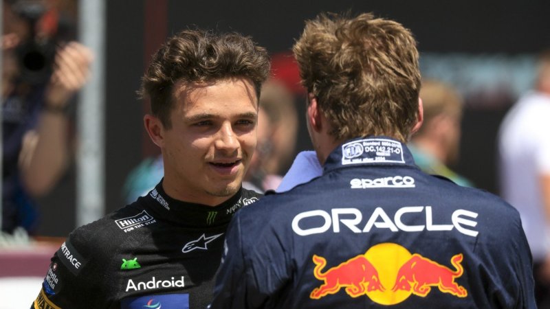 Norris legt Verstappen Comedy-Laufbahn nahe