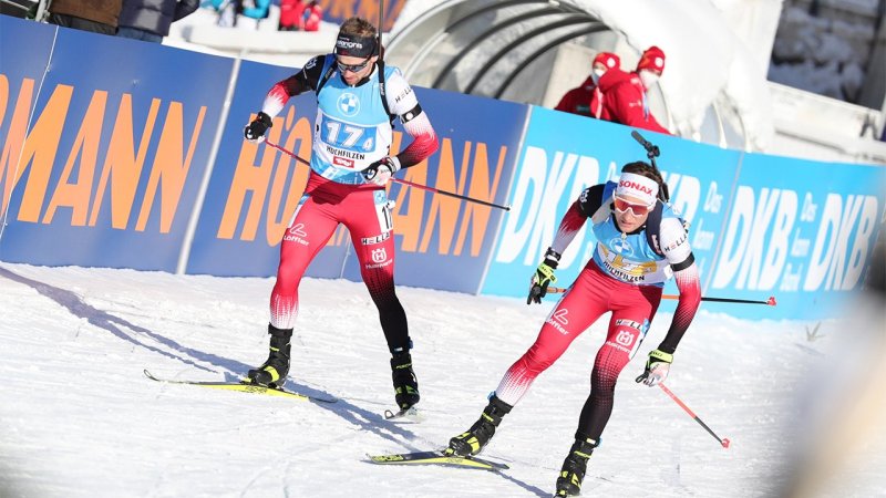 ÖSV-Biathlon-Staffel zum Auftakt knapp in den Top Ten