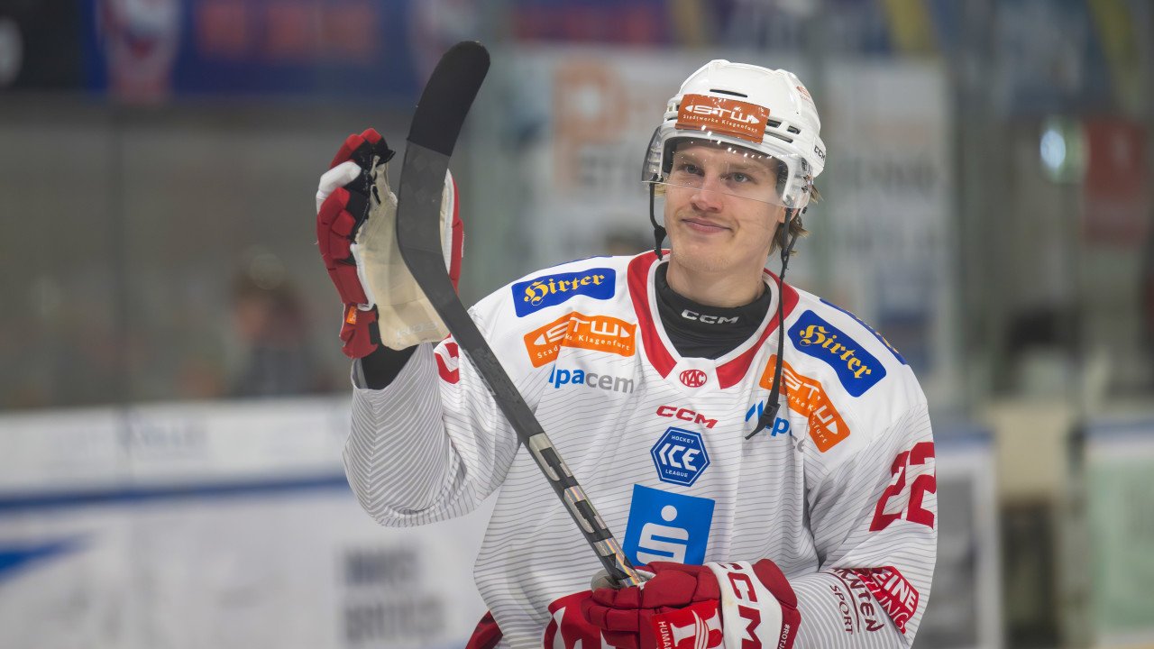 ICE: <a href='/de/daten/news/eishockey/kac/' class='tag'>KAC</a> müht sich gegen Pioneers zu knappem Sieg