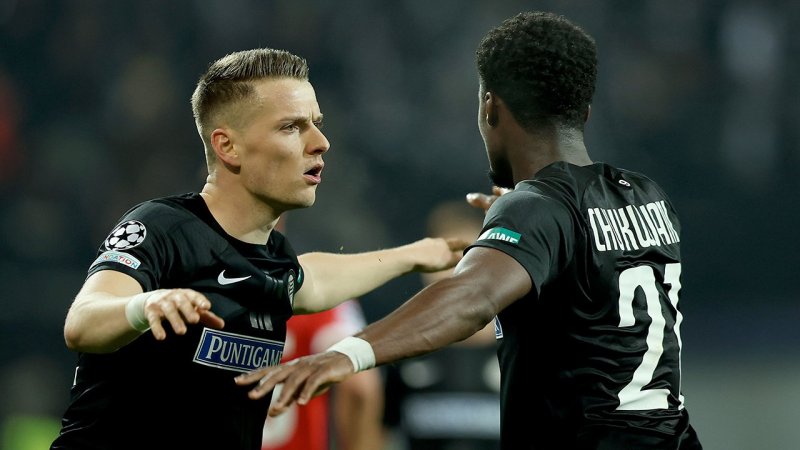 Hier siehst du Lille gegen Sturm Graz im TV