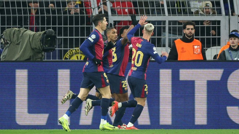 Barca gewinnt wildes Topspiel in Dortmund