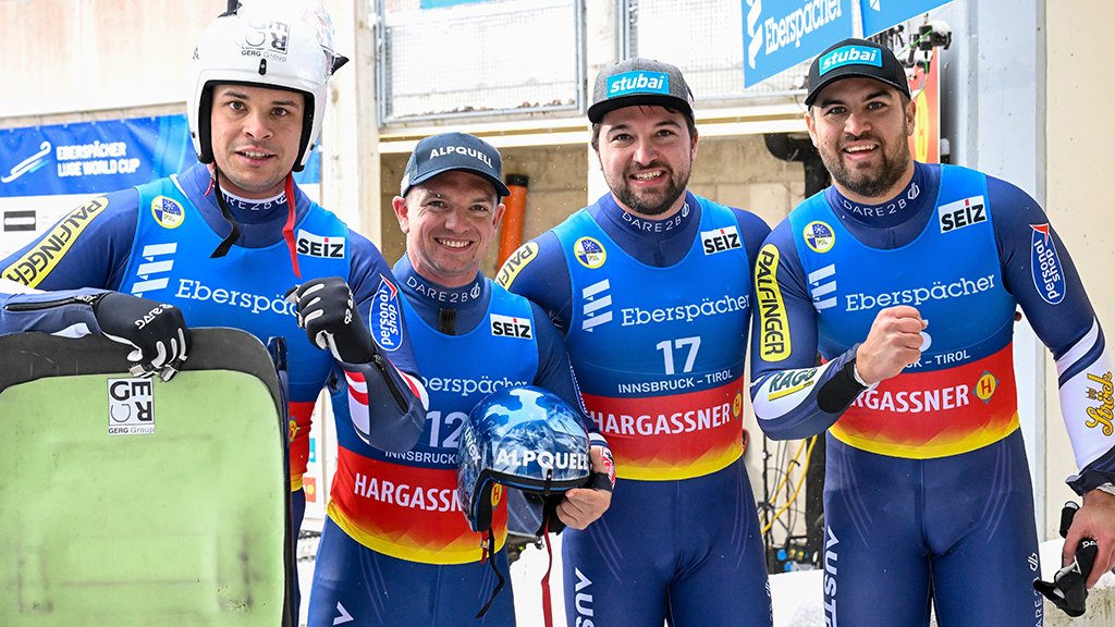 Schon wieder ein Vierfach-Sieg für Österreichs Rodler