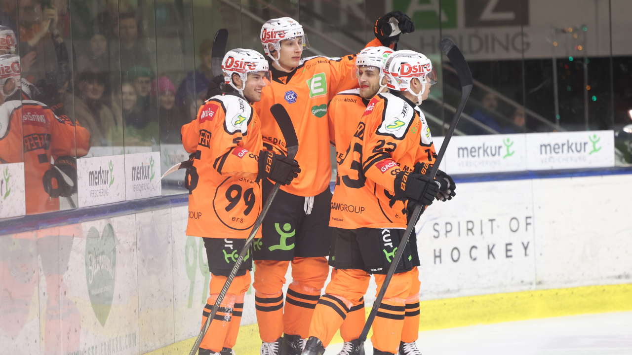 Pleiteserie beendet! <a href='/de/daten/news/eishockey/graz99ers/' class='tag'>Graz99ers</a> siegen im Pack-Derby