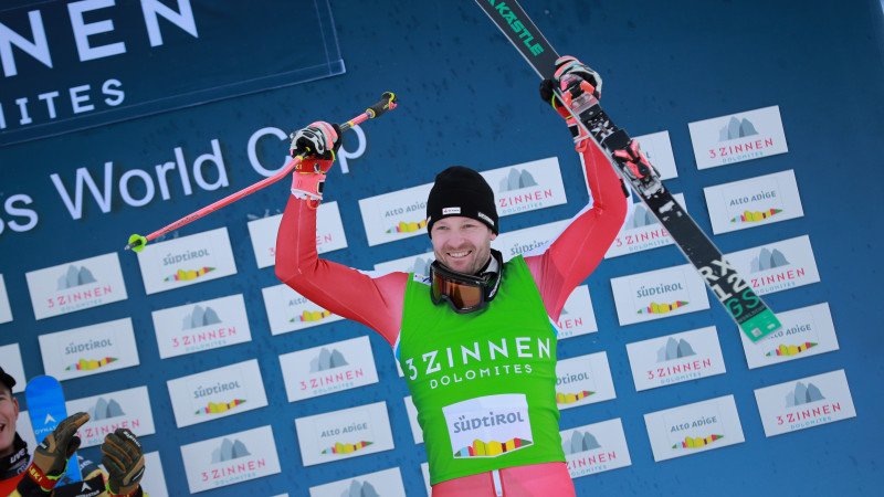 Ski Cross: Johannes Aujesky wird in Innichen Dritter