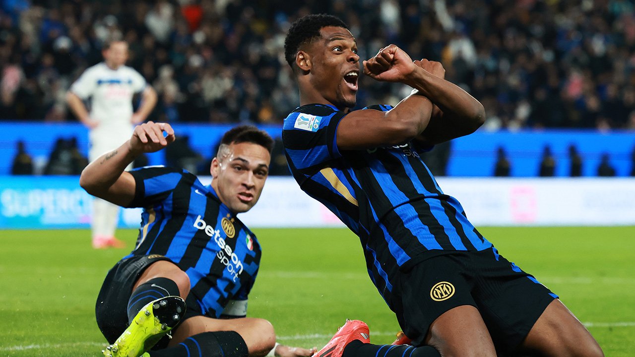 Dumfries-Doppelpack! Inter stürmt ins Supercup-Endspiel