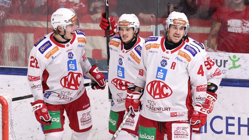 KAC bricht den Fluch der Haie, VSV blamiert sich