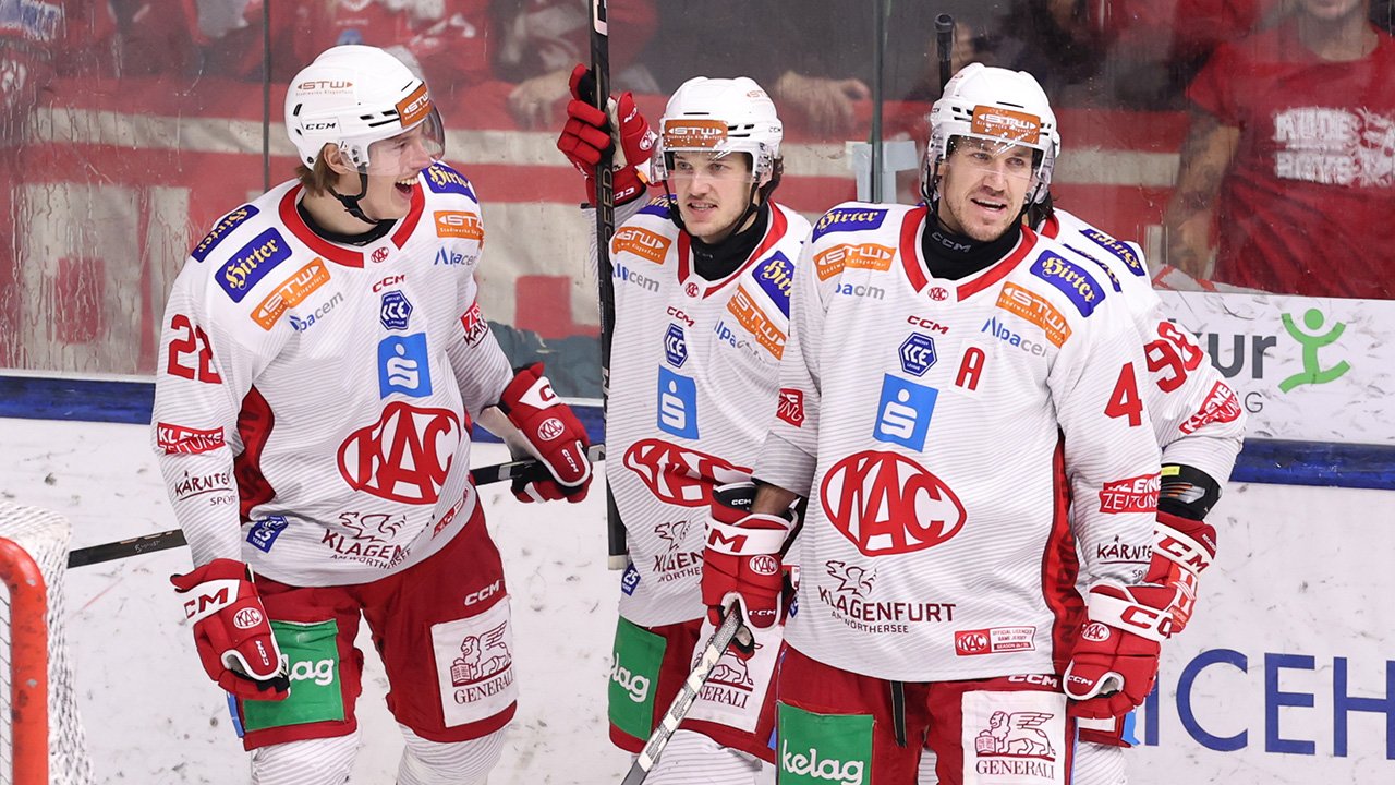 <a href='/de/daten/news/eishockey/kac/' class='tag'>KAC</a> bricht den Fluch der Haie, <a href='/de/daten/news/eishockey/vsv/' class='tag'>VSV</a> blamiert sich