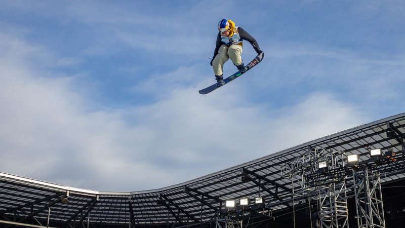 Big-Air-Show: Die Monster-Rampe im Wörthersee-Stadion