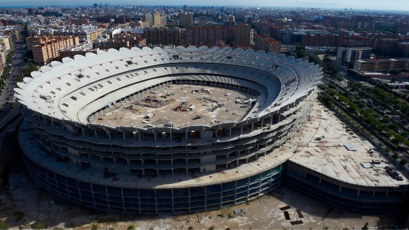 Baustopp ade: Valencia-Stadion wird fertig gebaut
