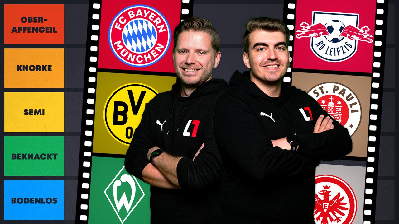 Ranking: Klub-Logos der Deutschen Bundesliga