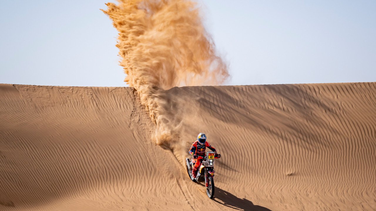 <a href='/de/daten/news/rallye-dakar/' class='tag'>Rallye Dakar</a>: Sanders auf Kurs Richtung Gesamtsieg