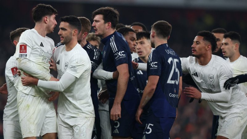 Viel Feuer drinnen! United knackt Arsenal im Pokal-Kracher