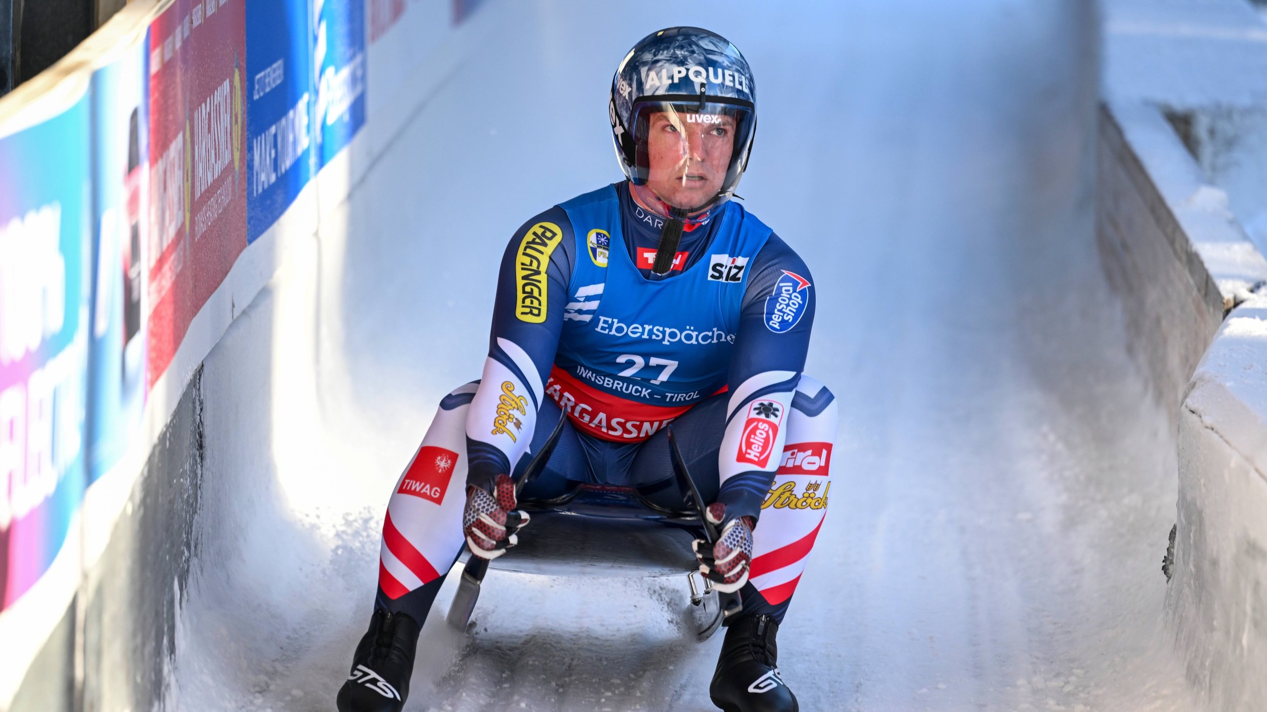 Horrorsturz! Rodel-Ass Kindl hat Glück im Unglück