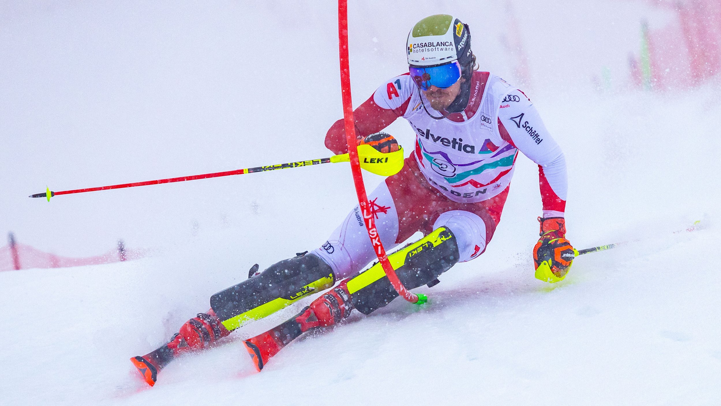 Die Startnummern für den Männer-Slalom in Wengen