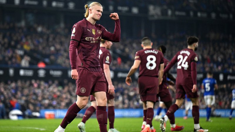 Neuer Vertrag, alter Haaland: Manchester City mit Kantersieg